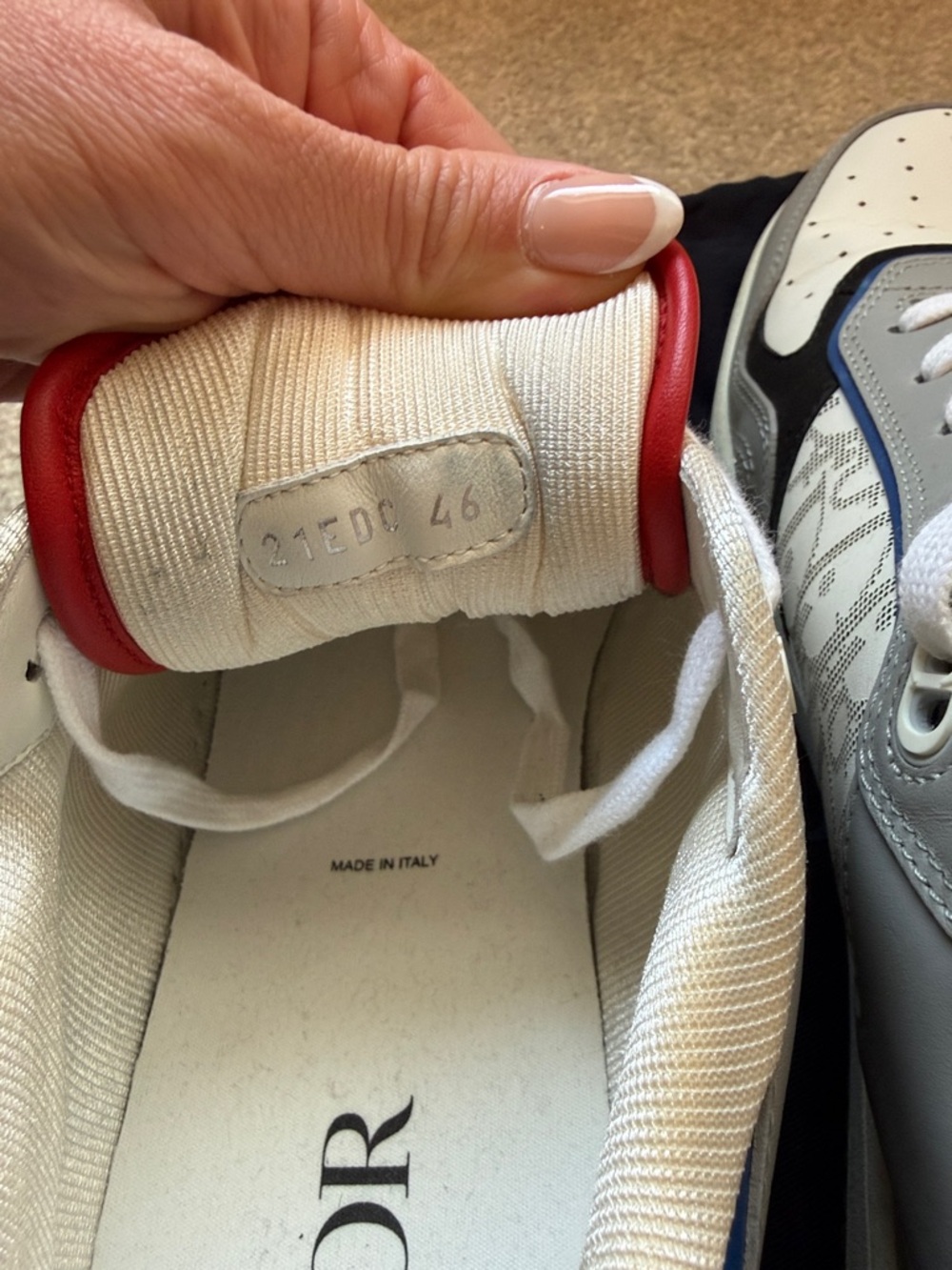 Dior Men’s Low-Top Sneakers b27 size 46 ( US 13) - Picture 6 of 6